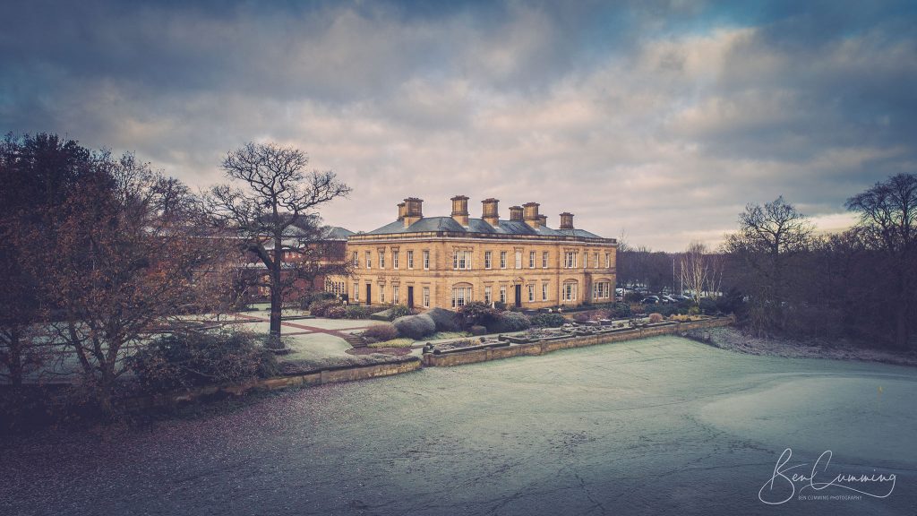 Oulton Hall Drone Shot